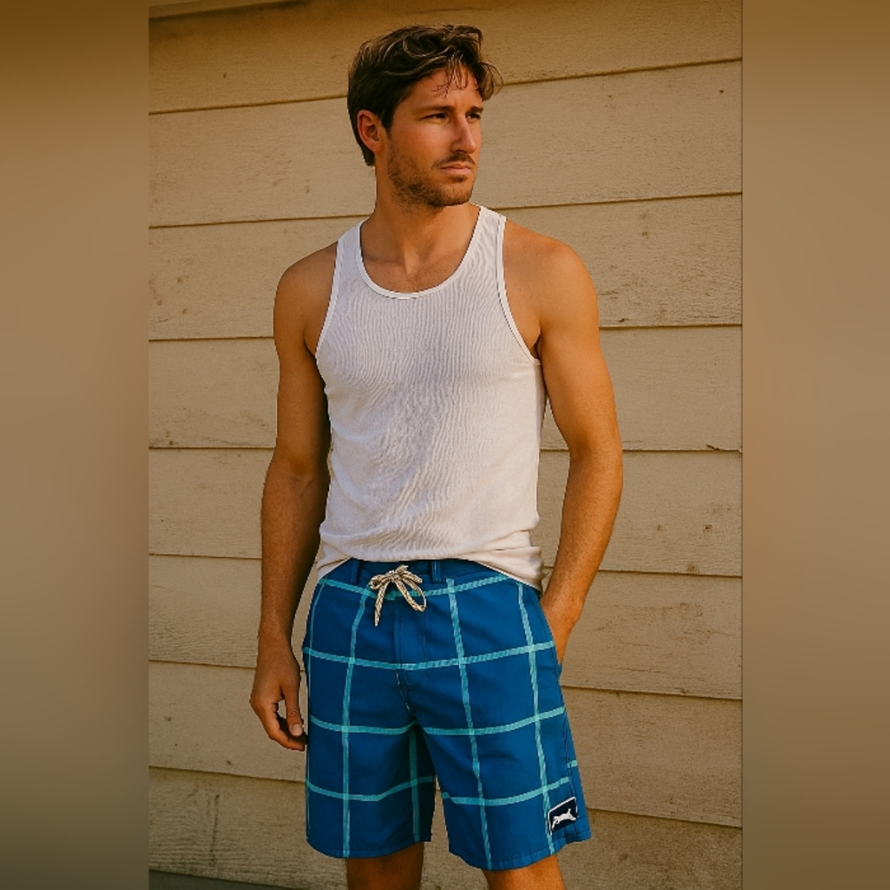Billabong Surfer Swim Shorts Blue W 34 - Picture 2 of 12